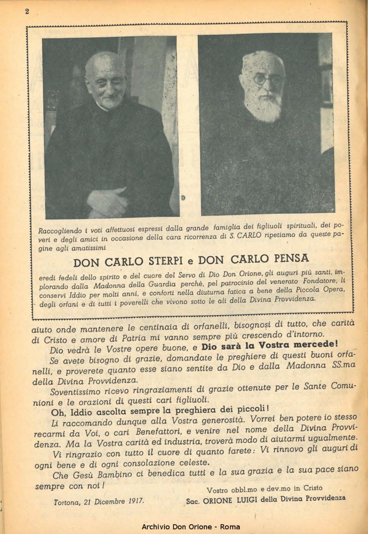 La piccola Opera della Divina Provvidenza, 42, 12, 01-12-1947, pagina 4