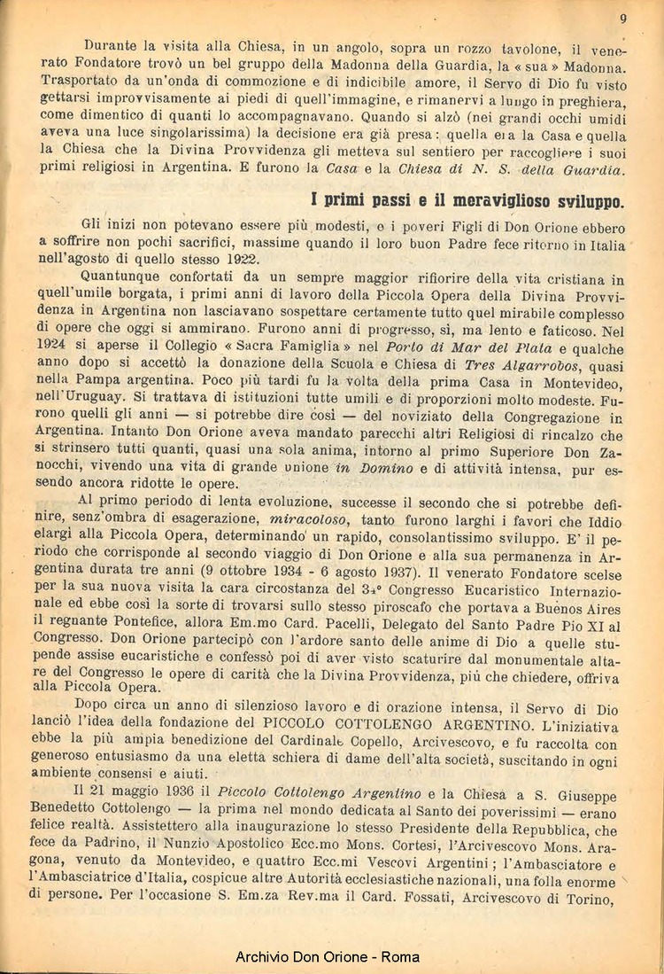 La piccola Opera della Divina Provvidenza, 42, 12, 01-12-1947, pagina 11