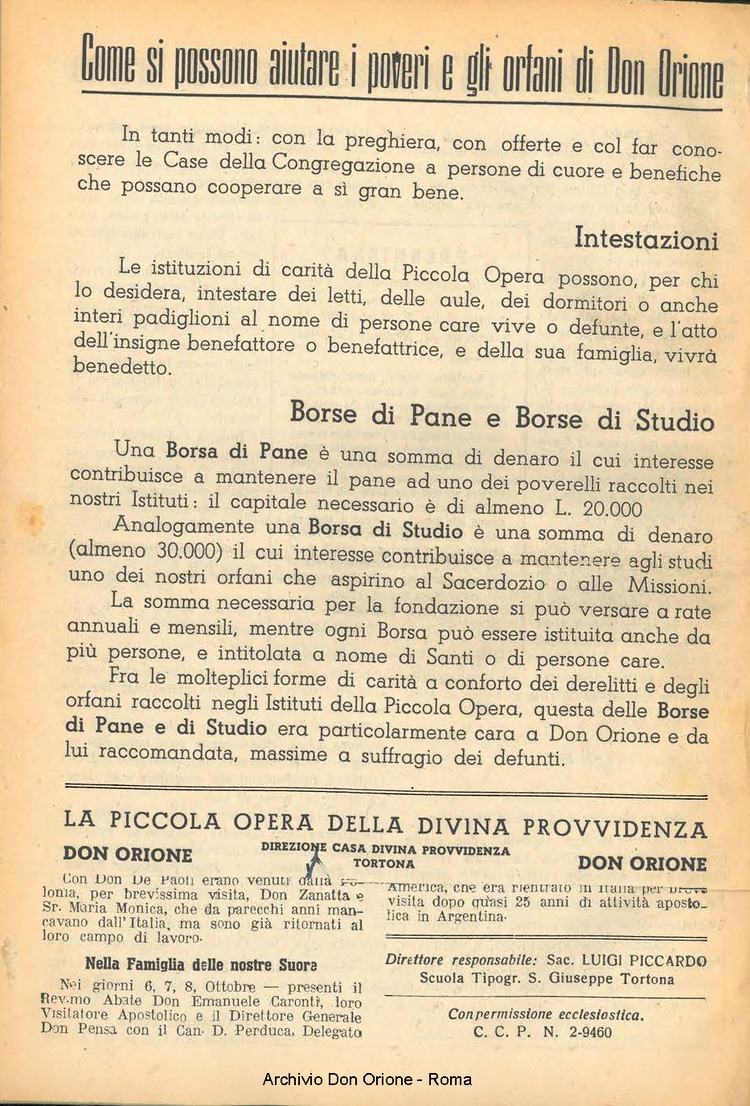 La piccola Opera della Divina Provvidenza, 42, 12, 01-12-1947, pagina 16