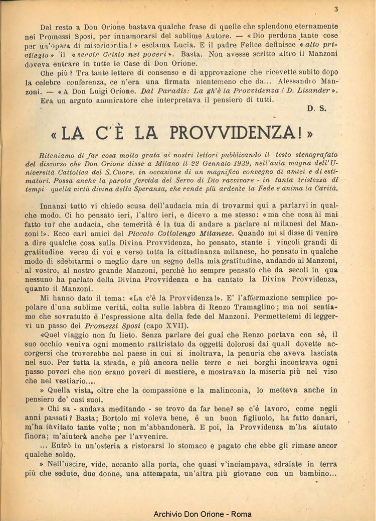 La piccola Opera della Divina Provvidenza, 43, 01, 01-01-1948, pagina 5