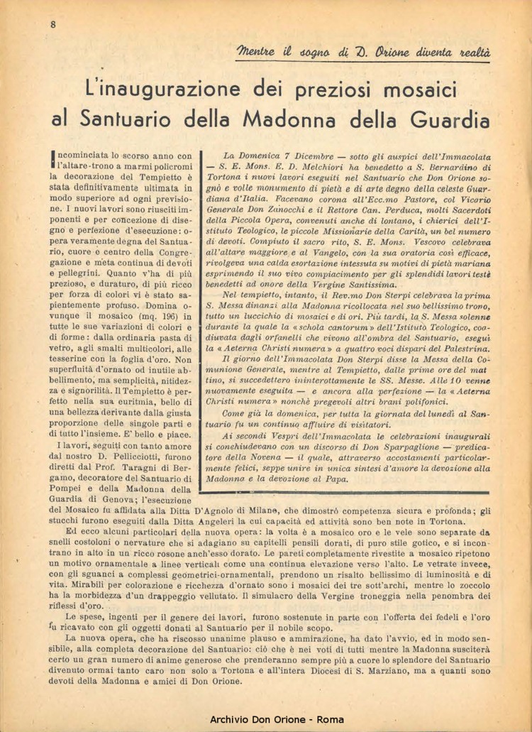 La piccola Opera della Divina Provvidenza, 43, 01, 01-01-1948, pagina 10