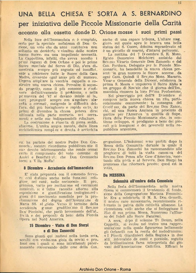 La piccola Opera della Divina Provvidenza, 43, 01, 01-01-1948, pagina 13