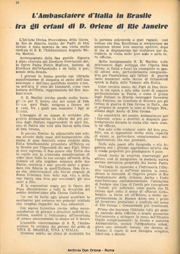 La piccola Opera della Divina Provvidenza, 43, 02, 01-02-1948, pagina 10