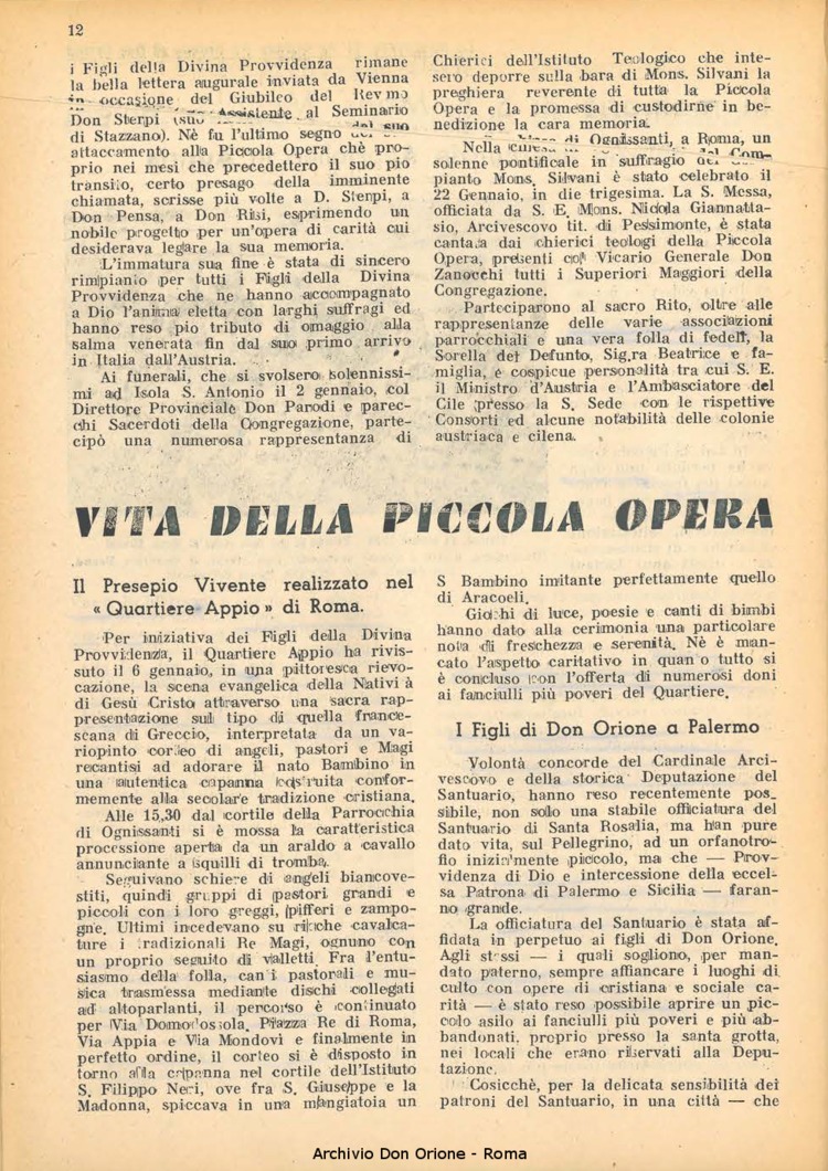La piccola Opera della Divina Provvidenza, 43, 02, 01-02-1948, pagina 12