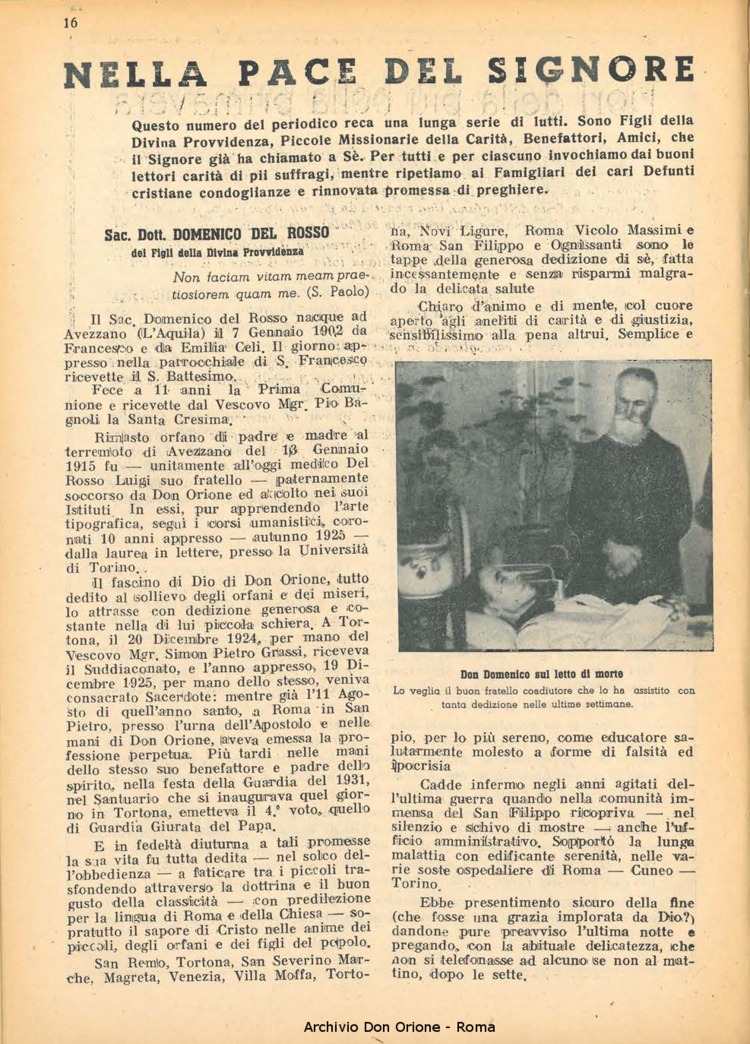 La piccola Opera della Divina Provvidenza, 43, 02, 01-02-1948, pagina 16