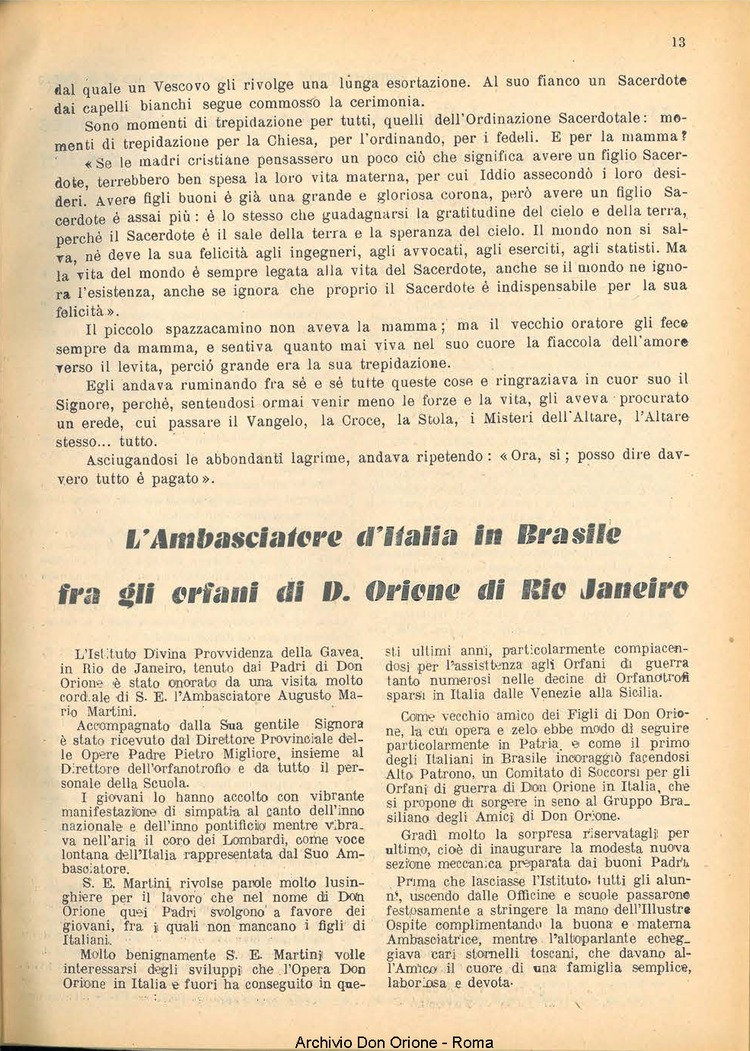 La piccola Opera della Divina Provvidenza, 43, 03, 01-03-1948, pagina 13