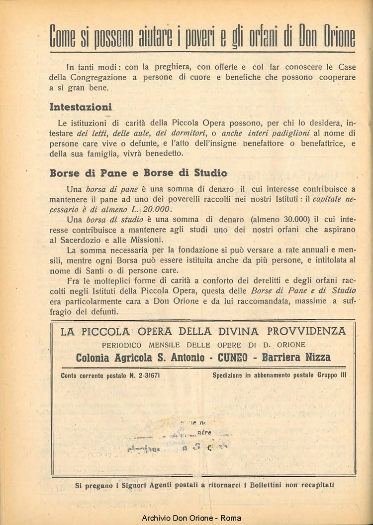 La piccola Opera della Divina Provvidenza, 43, 03, 01-03-1948, pagina 16