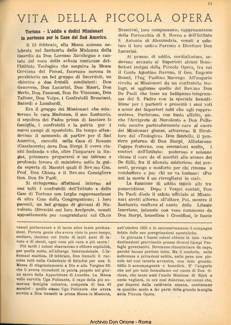 La piccola Opera della Divina Provvidenza, 43, 04, 01-04-1948, pagina 11