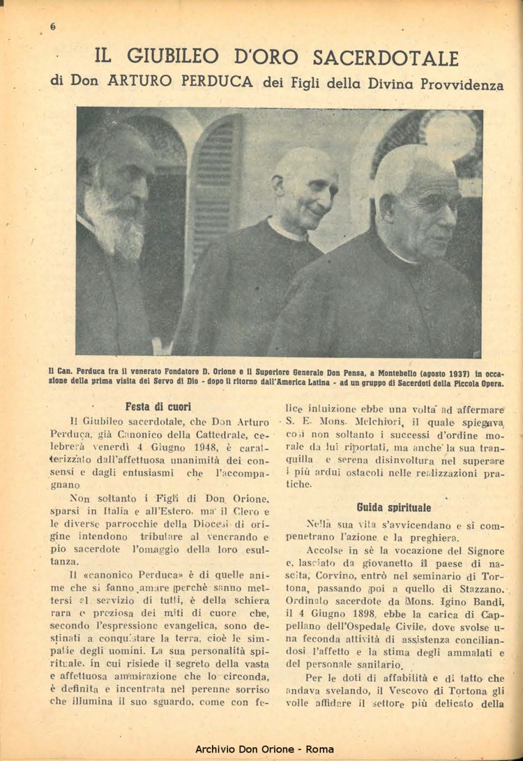 La piccola Opera della Divina Provvidenza, 43, 06, 01-06-1948, pagina 8