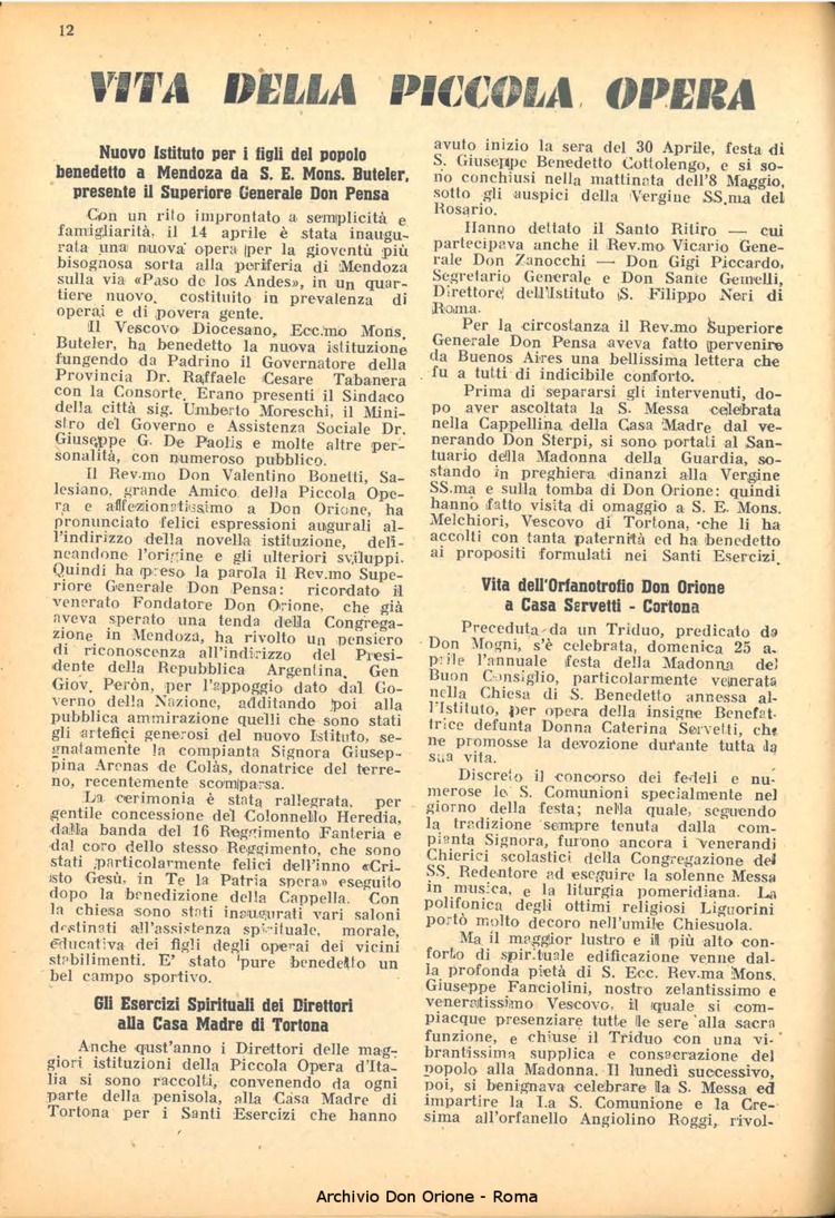 La piccola Opera della Divina Provvidenza, 43, 06, 01-06-1948, pagina 14