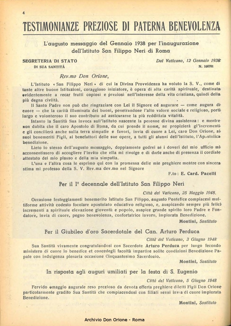 La piccola Opera della Divina Provvidenza, 43, 07, 01-07-1948, pagina 4