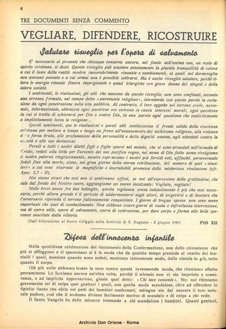 La piccola Opera della Divina Provvidenza, 43, 07, 01-07-1948, pagina 6