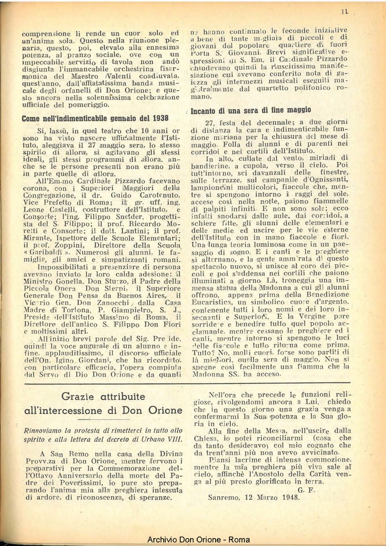 La piccola Opera della Divina Provvidenza, 43, 07, 01-07-1948, pagina 11