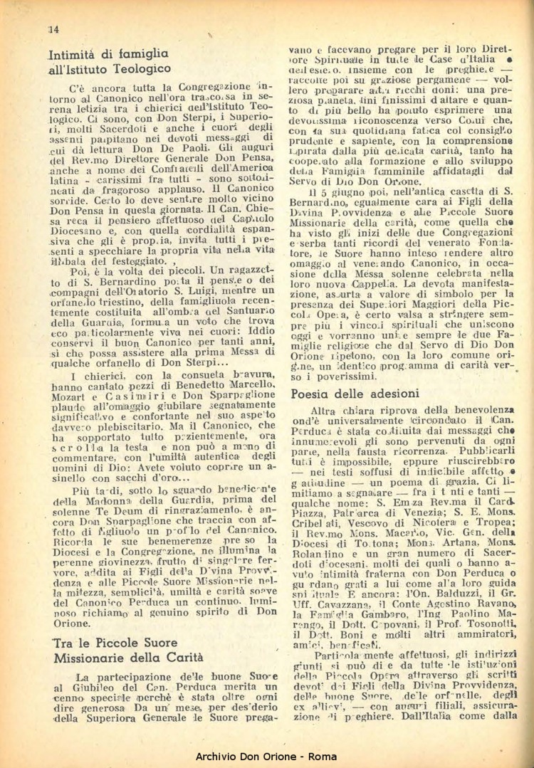 La piccola Opera della Divina Provvidenza, 43, 07, 01-07-1948, pagina 14
