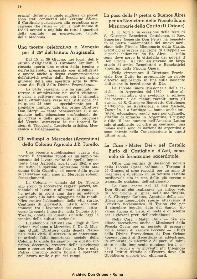 La piccola Opera della Divina Provvidenza, 43, 10, 01-10-1948, pagina 12