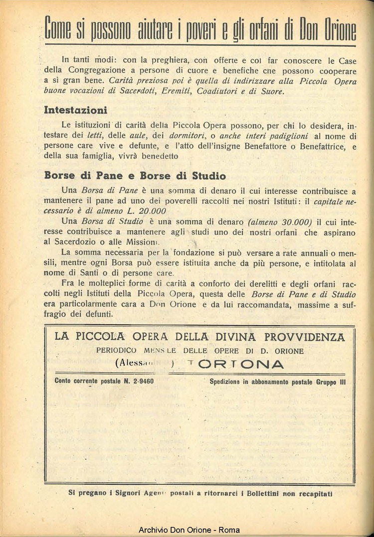 La piccola Opera della Divina Provvidenza, 43, 10, 01-10-1948, pagina 18