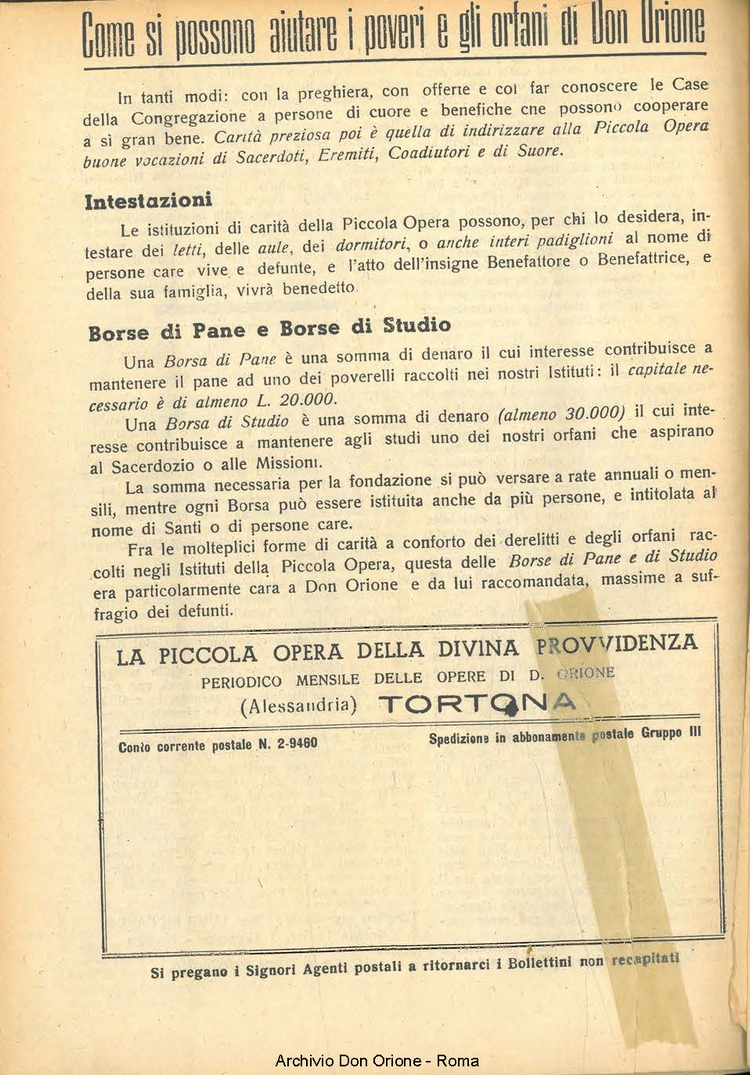 La piccola Opera della Divina Provvidenza, 43, 12, 01-12-1948, pagina 16