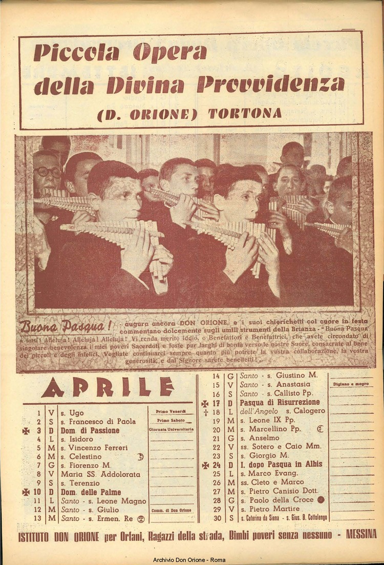 La piccola Opera della Divina Provvidenza, 43, 12, 01-12-1948 calendario, pagina 5
