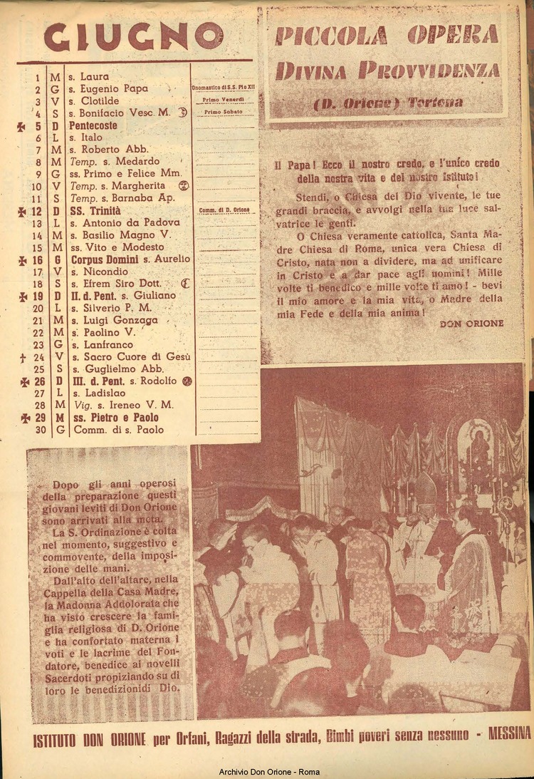 La piccola Opera della Divina Provvidenza, 43, 12, 01-12-1948 calendario, pagina 7