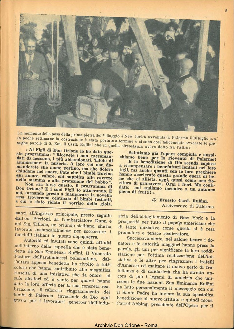La piccola Opera della Divina Provvidenza, 44, 01, 01-01-1949, pagina 5