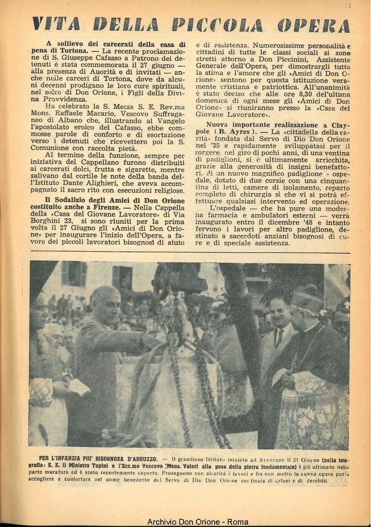 La piccola Opera della Divina Provvidenza, 44, 01, 01-01-1949, pagina 11