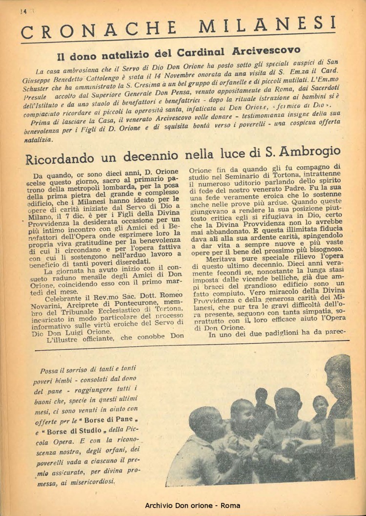 La piccola Opera della Divina Provvidenza, 44, 01, 01-01-1949, pagina 14