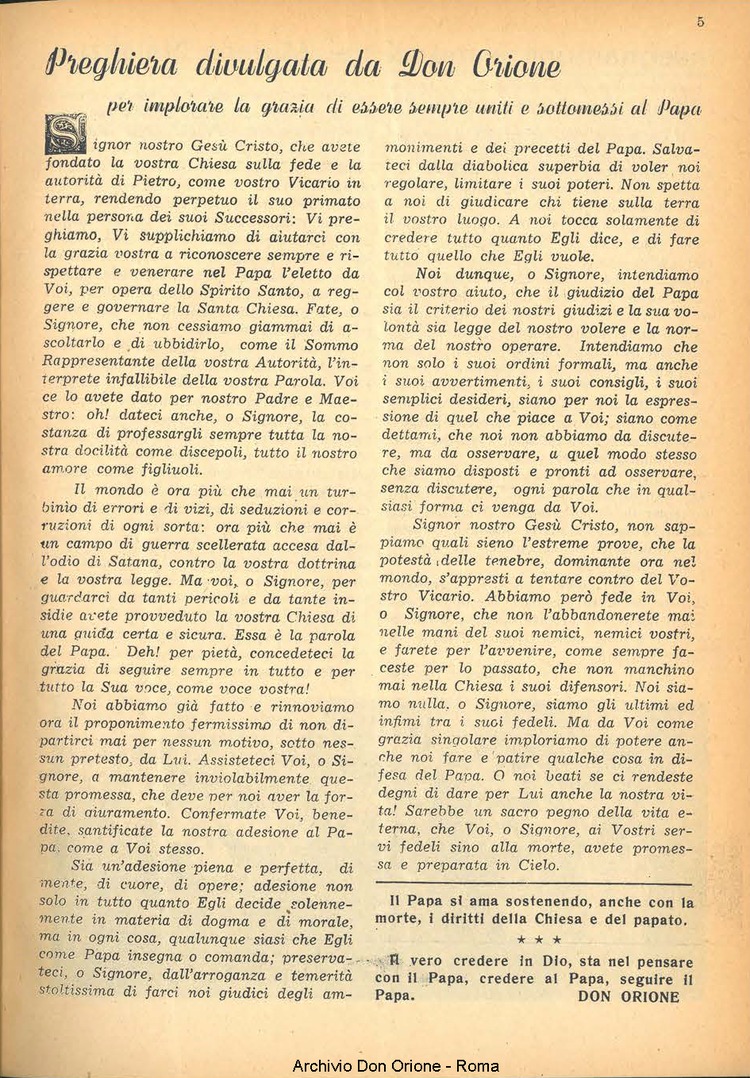 La piccola Opera della Divina Provvidenza, 44, 02, 01-02-1949, pagina 5
