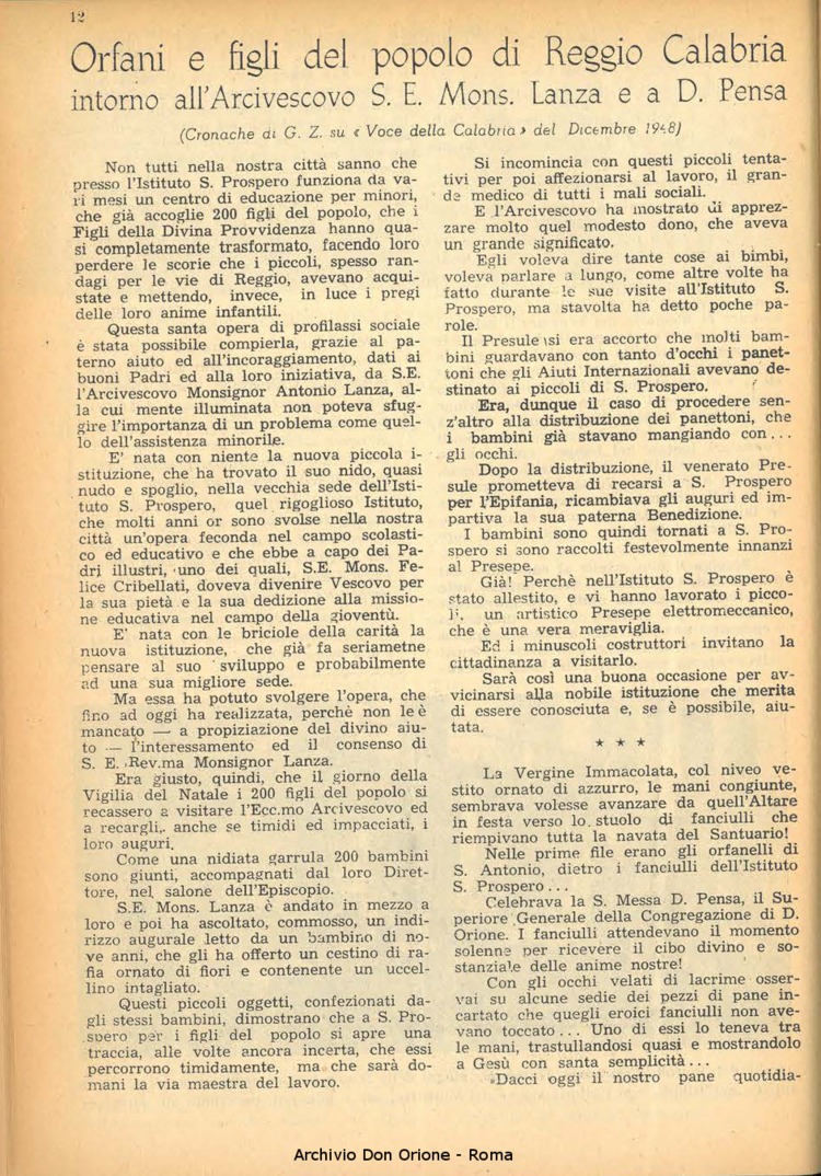 La piccola Opera della Divina Provvidenza, 44, 02, 01-02-1949, pagina 12