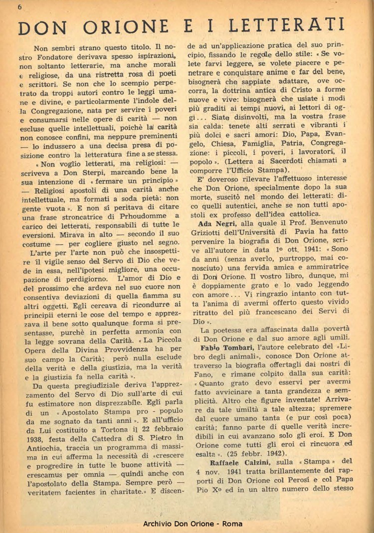 La piccola Opera della Divina Provvidenza, 44, 03, 01-03-1949, pagina 6