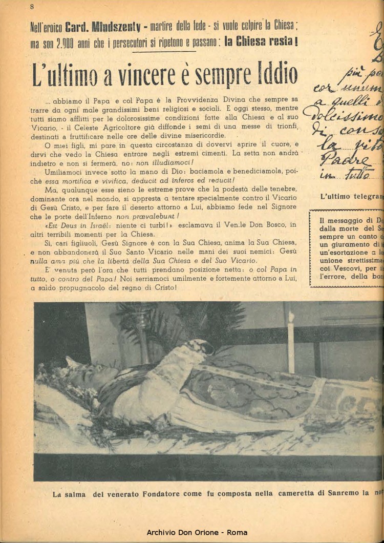 La piccola Opera della Divina Provvidenza, 44, 03, 01-03-1949, pagina 8