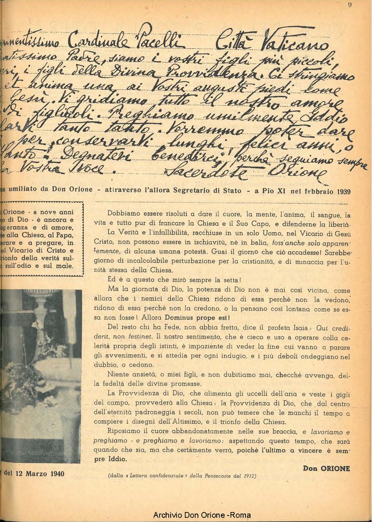 La piccola Opera della Divina Provvidenza, 44, 03, 01-03-1949, pagina 9