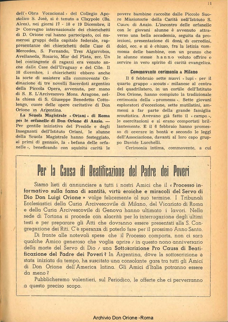 La piccola Opera della Divina Provvidenza, 44, 03, 01-03-1949, pagina 11