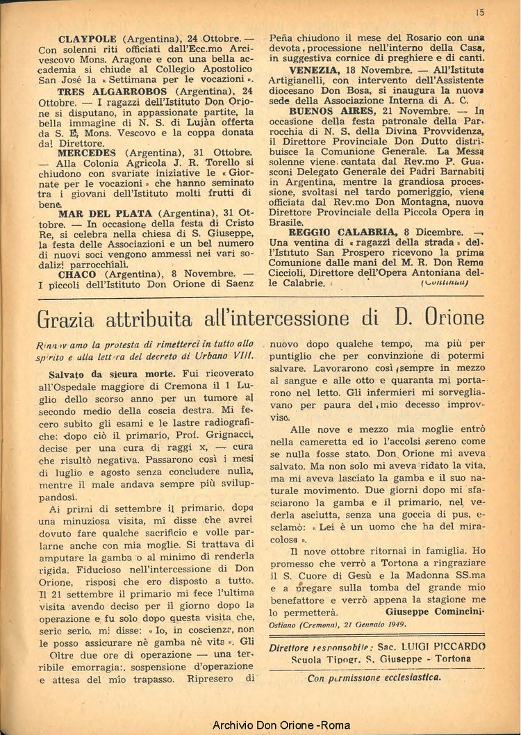 La piccola Opera della Divina Provvidenza, 44, 03, 01-03-1949, pagina 15
