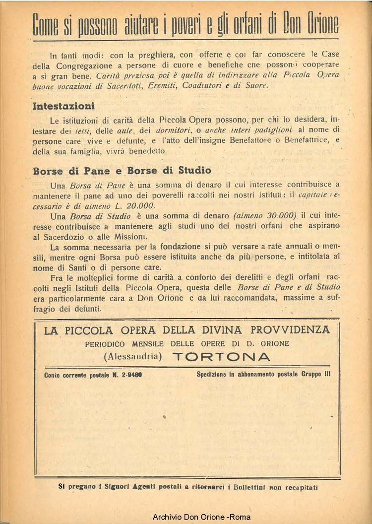 La piccola Opera della Divina Provvidenza, 44, 03, 01-03-1949, pagina 16