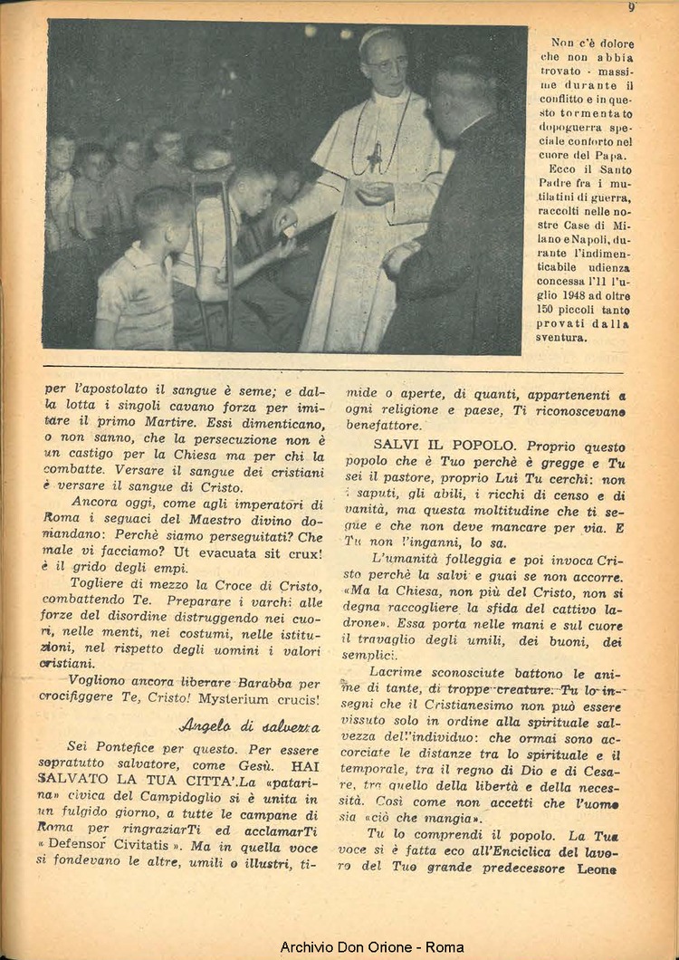 La piccola Opera della Divina Provvidenza, 44, 04, 01-04-1949, pagina 9