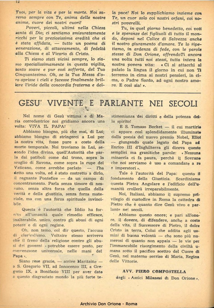 La piccola Opera della Divina Provvidenza, 44, 04, 01-04-1949, pagina 12