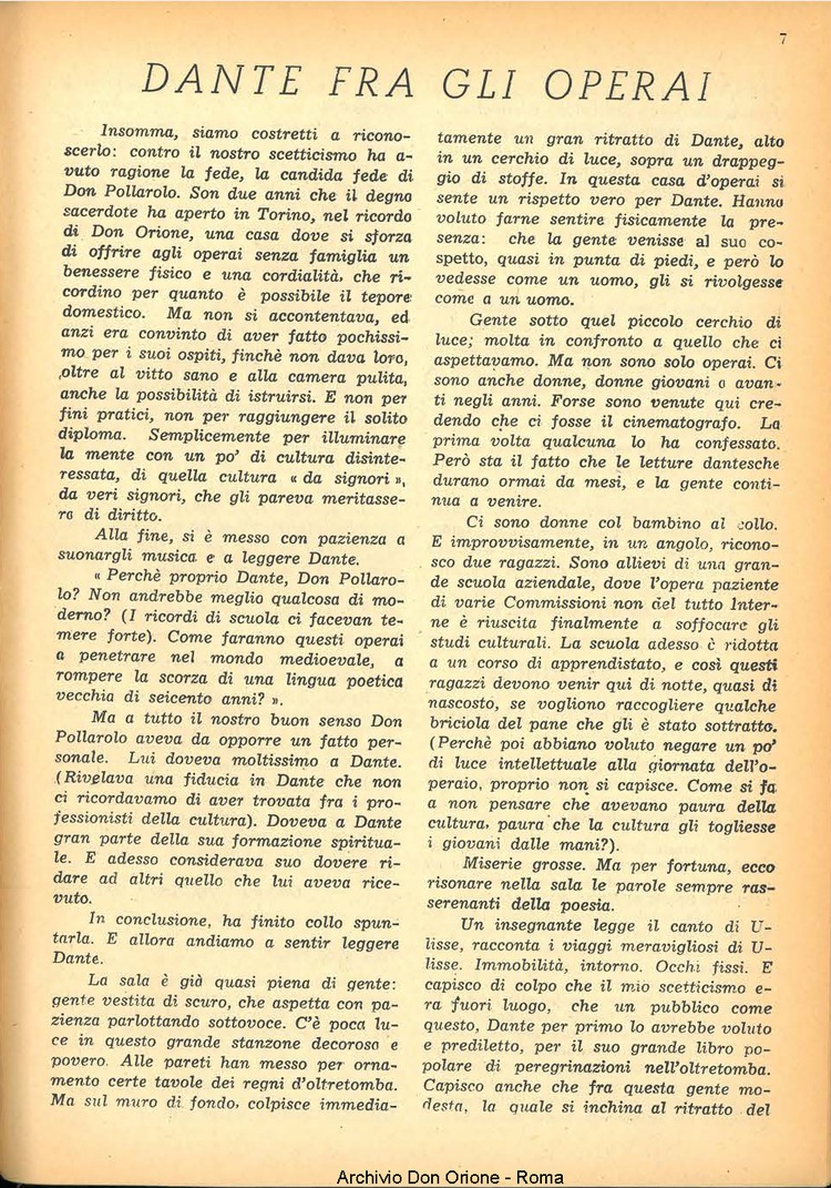 La piccola Opera della Divina Provvidenza, 44, 05, 01-05-1949, pagina 7