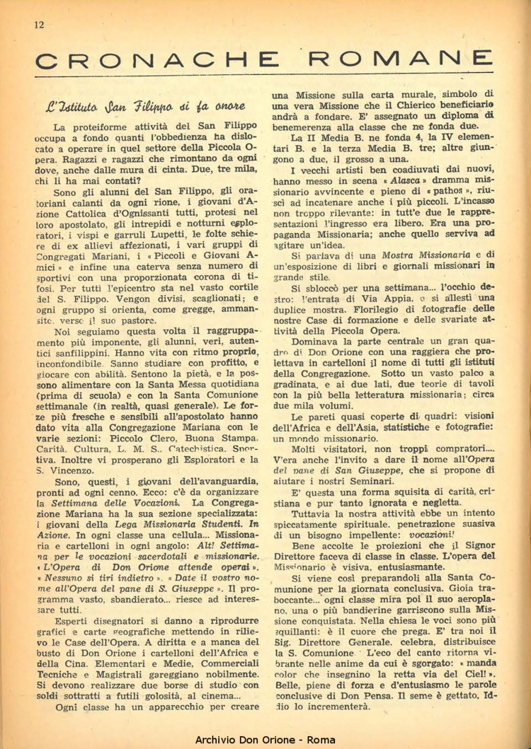 La piccola Opera della Divina Provvidenza, 44, 05, 01-05-1949, pagina 12
