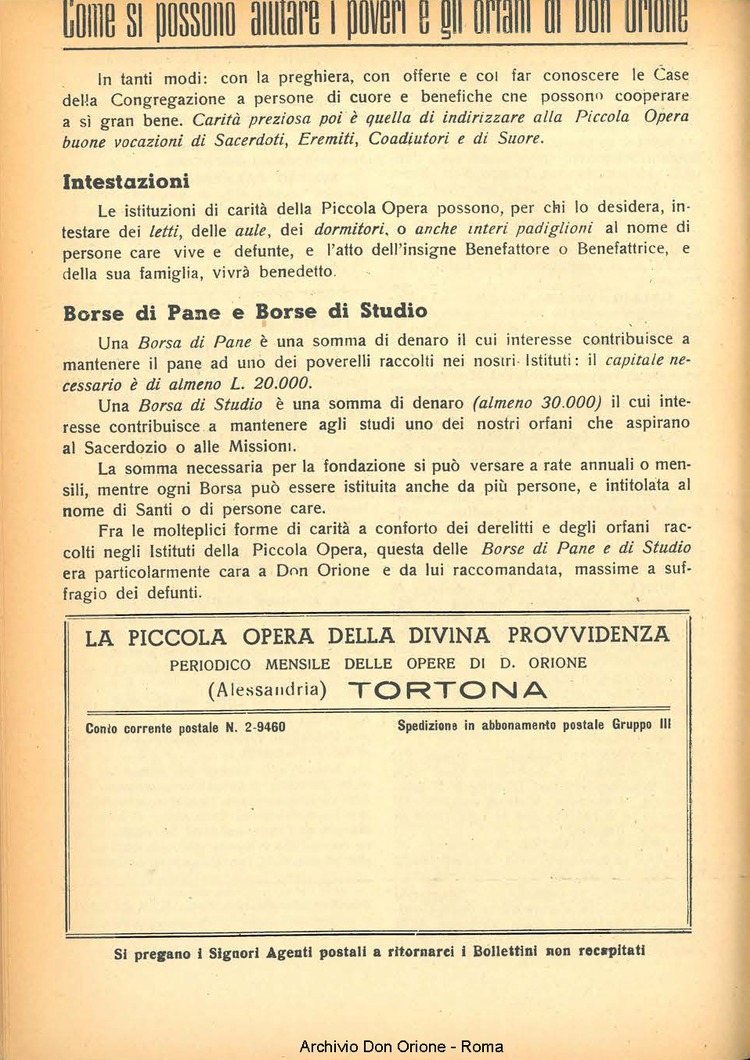 La piccola Opera della Divina Provvidenza, 44, 05, 01-05-1949, pagina 16