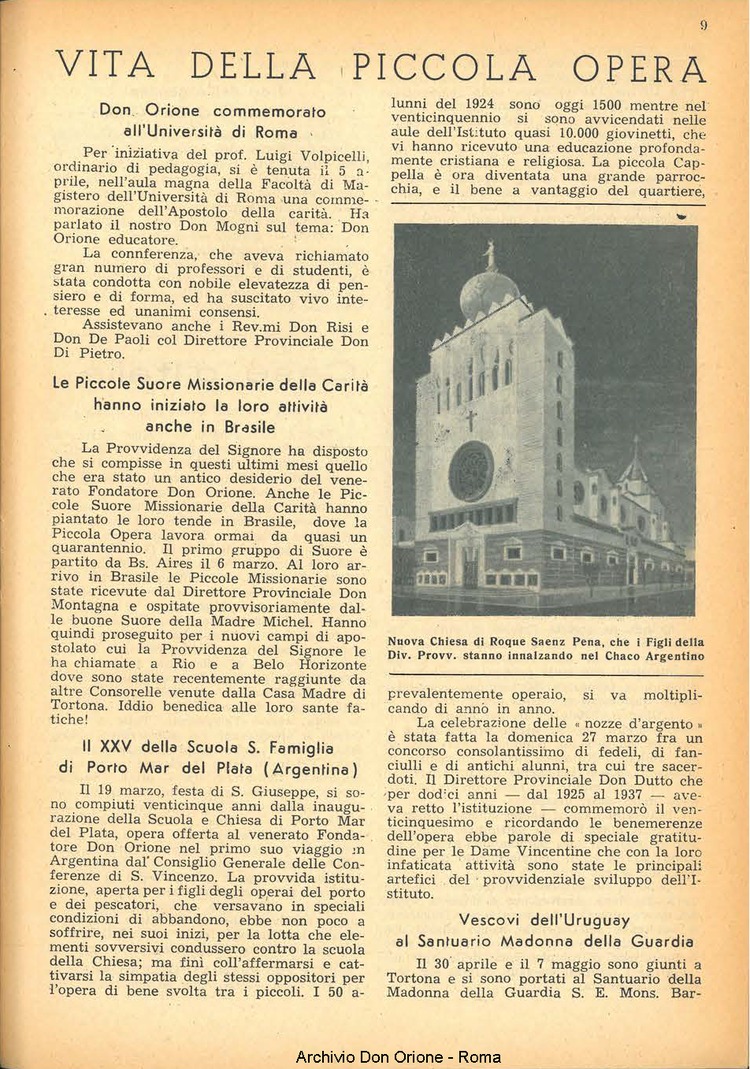 La piccola Opera della Divina Provvidenza, 44, 06, 01-06-1949, pagina 9