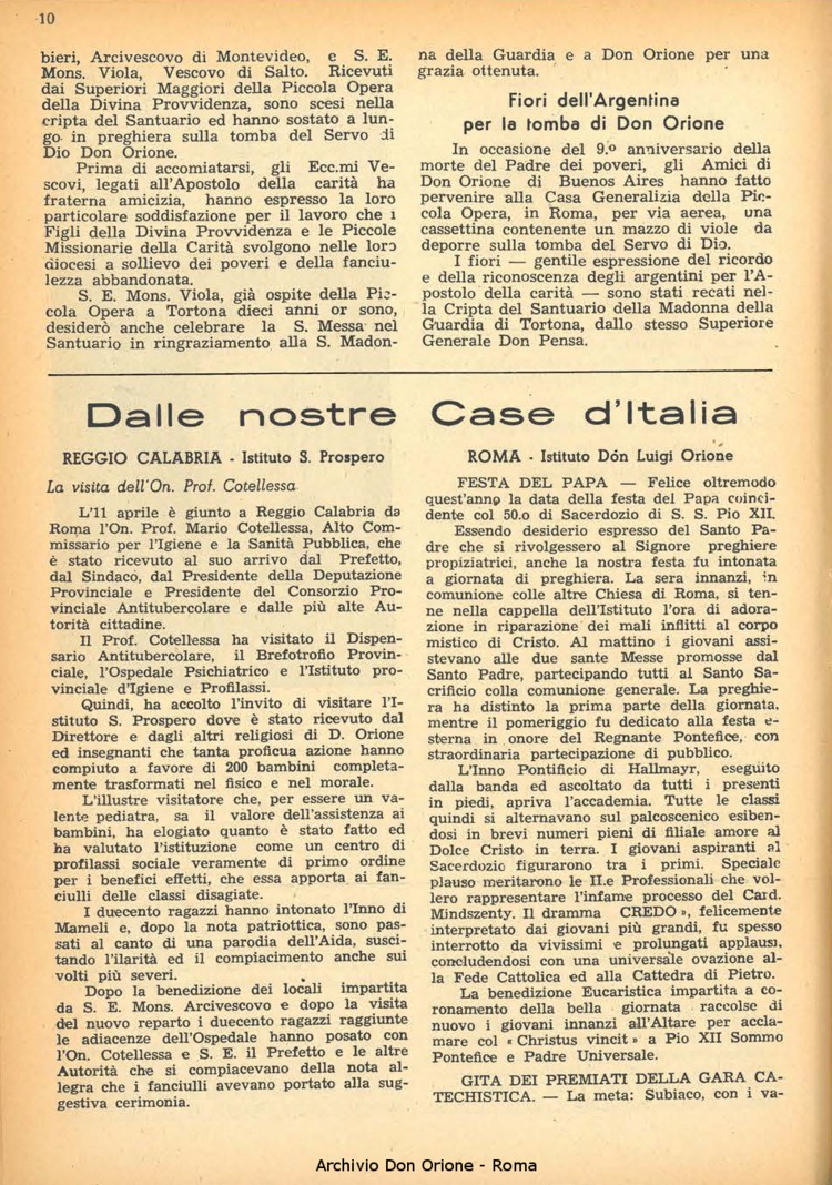 La piccola Opera della Divina Provvidenza, 44, 06, 01-06-1949, pagina 10