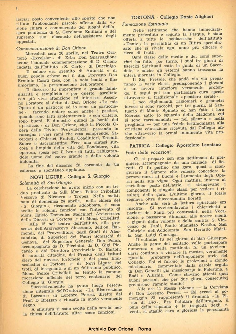 La piccola Opera della Divina Provvidenza, 44, 06, 01-06-1949, pagina 12
