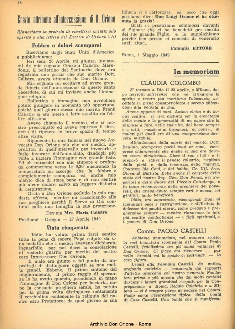 La piccola Opera della Divina Provvidenza, 44, 06, 01-06-1949, pagina 14