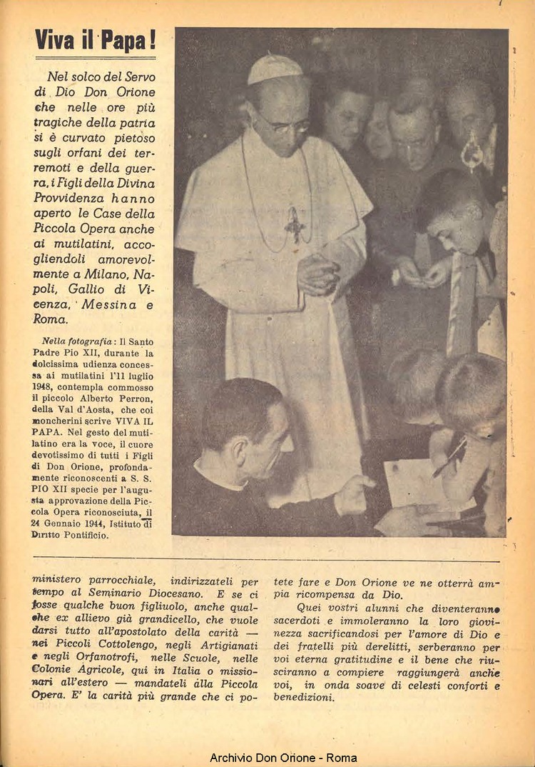 La piccola Opera della Divina Provvidenza, 44, 07, 01-07-1949, pagina 7