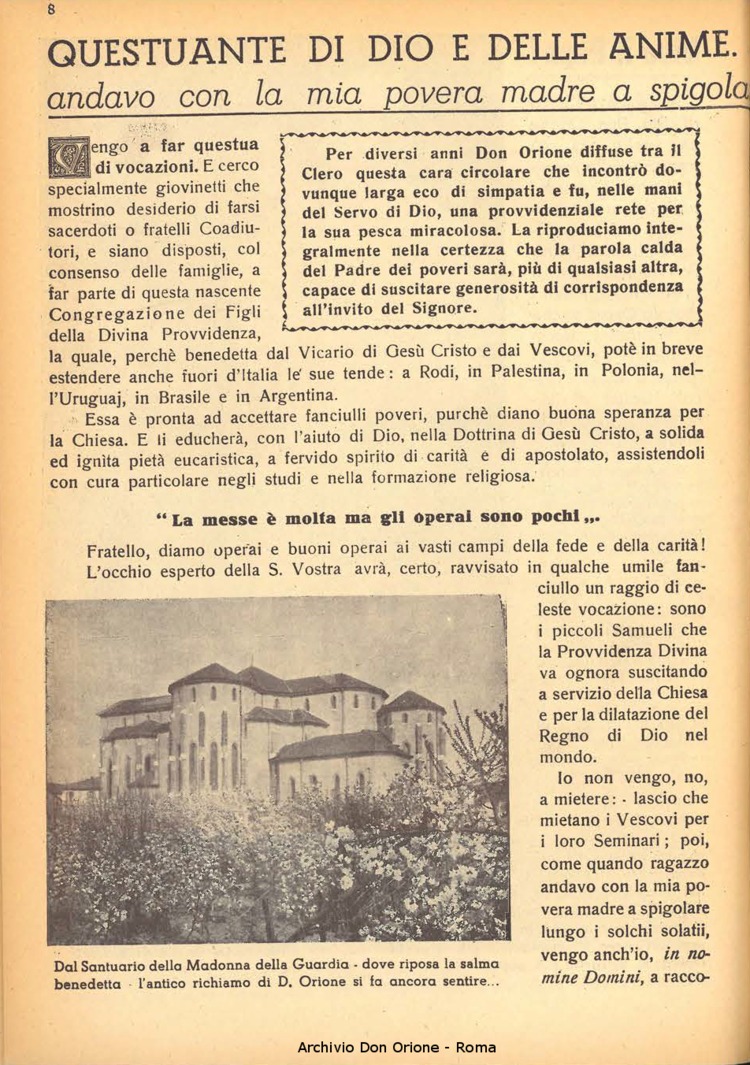 La piccola Opera della Divina Provvidenza, 44, 07, 01-07-1949, pagina 8