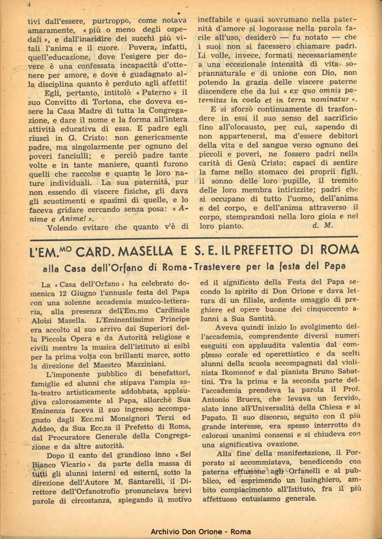 La piccola Opera della Divina Provvidenza, 44, 08, 01-08-1949, pagina 4