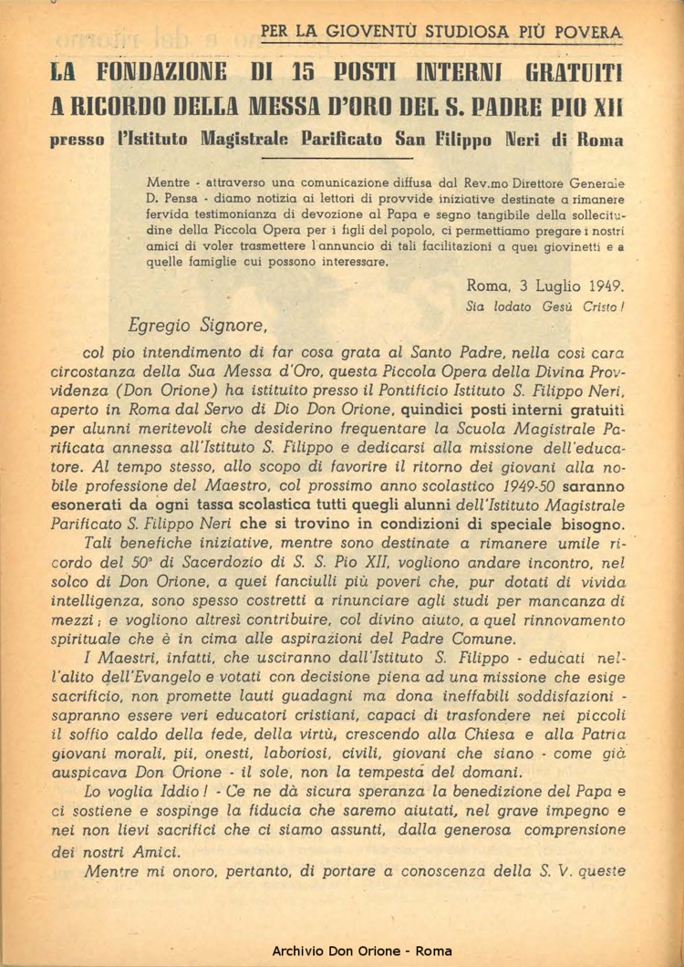 La piccola Opera della Divina Provvidenza, 44, 08, 01-08-1949, pagina 6