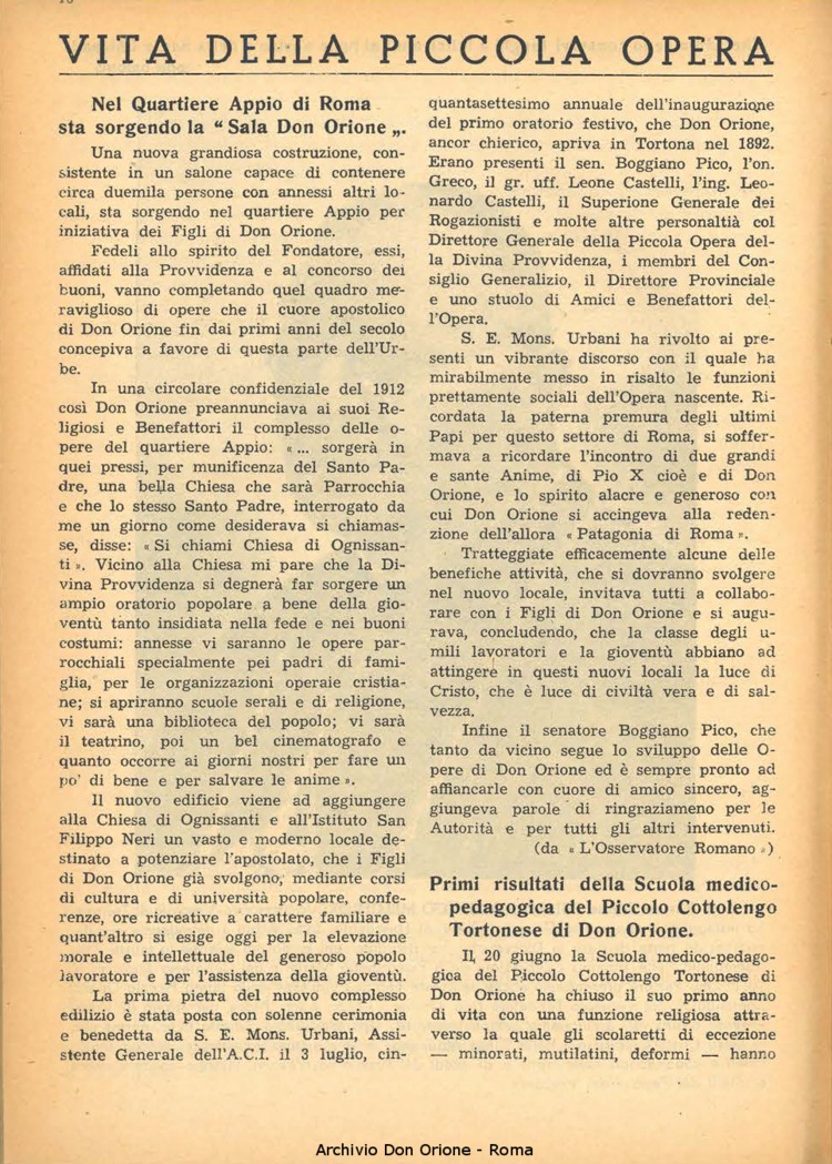 La piccola Opera della Divina Provvidenza, 44, 08, 01-08-1949, pagina 10
