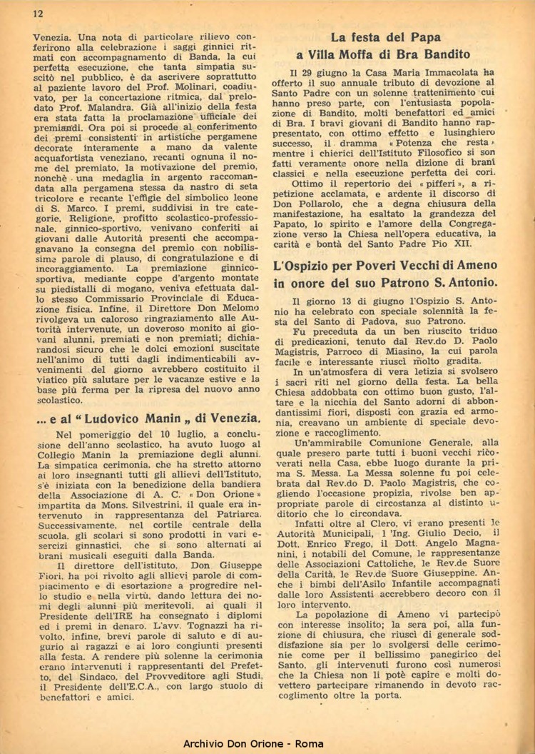 La piccola Opera della Divina Provvidenza, 44, 08, 01-08-1949, pagina 12