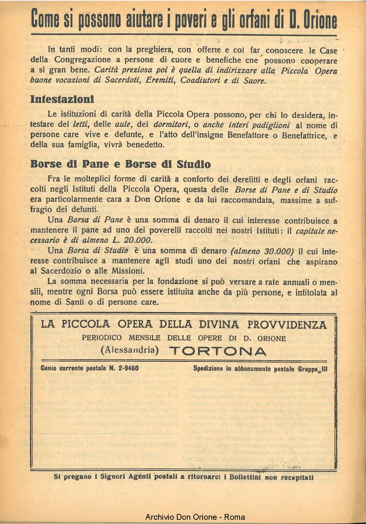 La piccola Opera della Divina Provvidenza, 44, 08, 01-08-1949, pagina 16